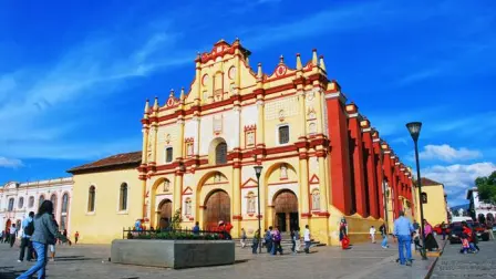 Vista de la Catedral de San Cristóbal de las Casas. Foto: Shutterstock
