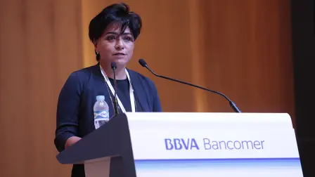 EDUFIN SUMMIT 2017 - INAUGURACION DE EDUFIN SUMMIT 2017 DE BBVA BANCOMER. IRENE ESPINOSA CANTELLANO, TESORERA DE LA FEDERACION ASISTIO EN REPRESENTACION DE JOSE ANTONIO MEADE. FOTO: NATALIA GAIA.