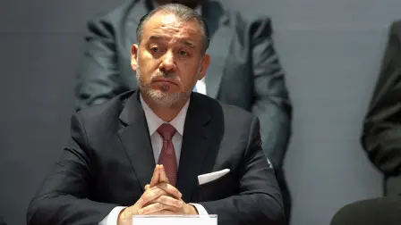 CIUDAD DE M�XICO, 12JULIO2017.- Raul Andrade Cerv�ntes, Procurador General de la Rep�blica, durante la celebraci�n del D�a del Abogado, en el Palacio Nacional. FOTO: MOIS�S PABLO /CUARTOSCURO.COM