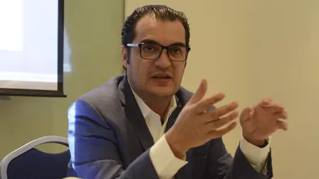 QUERETARO,QRO 05.04.18 RUEDA DE PRENSA FORO DE PROVEEDURIA INDIRECTOS Y MRO EDUARDO FERNANDEZ COORDINADOR DE CAPIM.