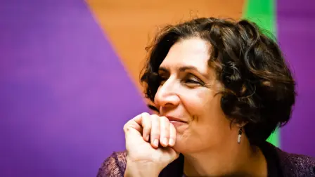 Alma Guillermoprieto, en la Feria del Libro de Guadalajara, en 2011. Foto: FIL Guadalajara