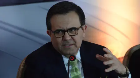 QUERETARO,QRO 15.05.18 RUEDA DE PRENSA INAUGURACION DEL CENTRO DE DESARROLLO E INVESTIGACION DE CONTINENTAL EN QUERETARO  IDELFONSO GUAJARDO SECRETARIO DE ECONOMIA DEL GOBIERNO FEDERAL DE MEXICO.