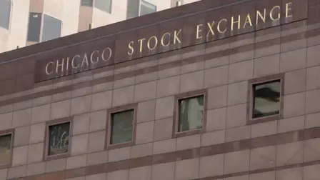 This Friday, Feb. 5, 2016, shows the building that houses the Chicago Stock Exchange in Chicago. The Chicago Stock Exchange, which was founded more than a century ago, is being bought by an investor group led by a Chinese company. The deal is expected to close in the second half of the year, but first needs approval from the U.S. Securities and Exchange Commission. (AP Photo/M. Spencer Green)
