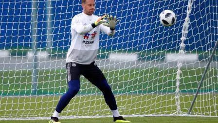 World Cup - Germany Training - Soccer Football - World Cup - Germany Training - Vatutinki CSKA Sports Center, Moscow, Russia - June 13, 2018  Germany