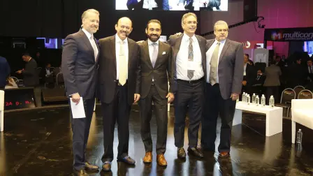 Participantes en el Panel sobre Capital Humano durante la Cumbre de las 1000 empresas en Ciudad de México - Foto: Hugo Salazar