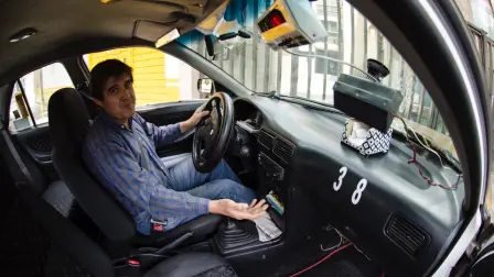 Operador de taxi - Foto: Cuartoscuro 