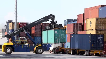 MEXICO 1 DE AGOSTO DE 2013, EN LA TERMINAL PORTUARIA DE CONTENEDORES EN LAZARO CARDENAS, MICHOACAN.  EN EL PACIFICO MEXICANO. - MEXICO 1 DE AGOSTO DE 2013, EN LA TERMINAL PORTUARIA DE CONTENEDORES EN LAZARO CARDENAS, MICHOACAN.  EN EL PACIFICO MEXICANO.
