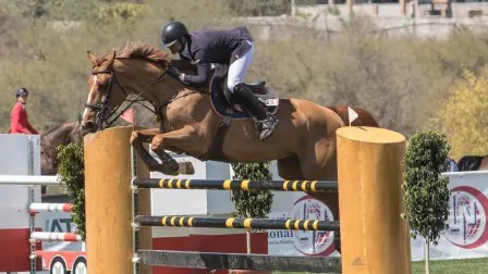 Bruno Cavalheiro con su caballo Chabello. Foto EE: Hugo Salazar