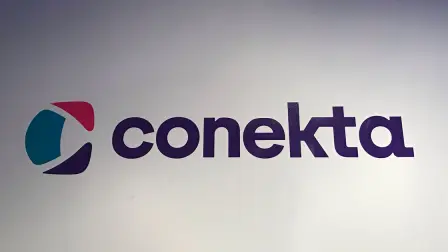 Nuevo logotipo de la fintech de medios de pago mexicana Conekta. Foto EE: Rodrigo Riquelme