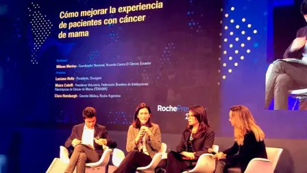  Panel en el Roche Press Day en Brasil. Foto EE: Nelly Toche