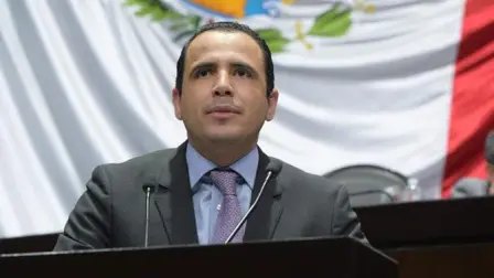 Xavier Azuara Zúñiga, en la Cámara de Diputados. Foto: Cortesía Xavier Azuara Zúñiga
