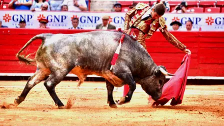 José Miguel Arellano tuvo breves momentos de lucimiento. Foto: Cortesía Plaza México.
