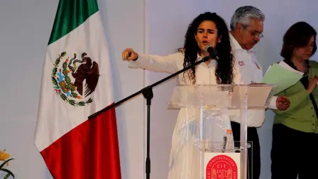 Luisa María Alcalde Luján, secretaria del Trabajo y Previsión Social, en imagen de archivo. Foto: Archivo EE