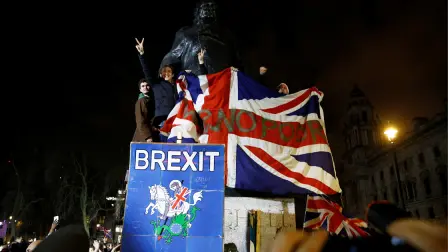 El Brexit entró en vigor esta noche y está previsto un periodo de transición hasta el 31 de diciembre de 2020, con posibilidad de una prolongación, para permitir que ambas partes definan su nueva relación, en particular en el aspecto comercial. Foto: Reuters.