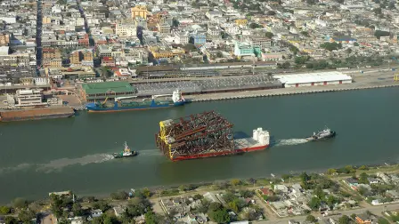 Actividad portuaria en Tampico, Tamaulipas. Foto: Notimex Archivo