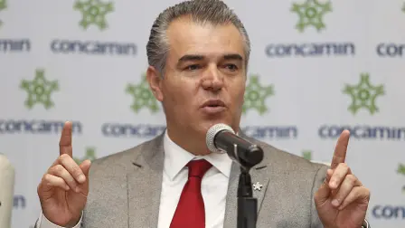 Francisco Cervantes, presidente de la Confederación de Cámaras Industriales. Foto EE: Hugo Salazar