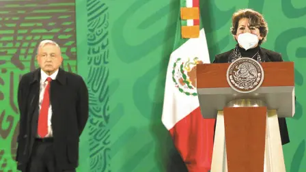 Delfina Gómez fue ratificada como nueva titular de la SEP por AMLO en "la mañanera"