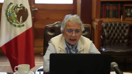 Olga Sánchez Cordero, secretaria de Gobernación. Foto: T witter.com/M_OlgaSCordero.