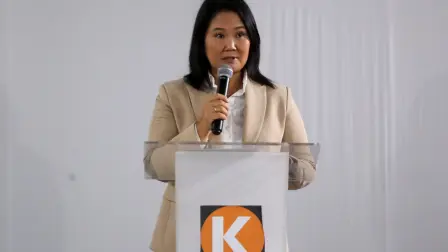 Keiko Fujimori acepta su derrota en las elecciones presidenciales de Perú. Foto: Reuters.