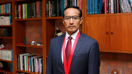 El sacerdote jesuita, Saúl Cuautle Quechol, quien asumió el cargo como rector apenas el 11 de agosto de 2020, falleció a causa de un infarto masivo a consecuencia de las complicaciones de la Covid-19. Foto EE: Cortesía