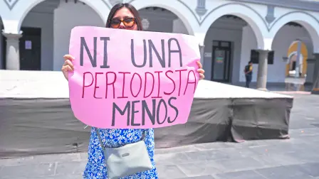 En marzo del 2020 la periodista María Elena Ferral murió a causa de impactos de bala en Papantla, Veracruz. Hasta ahora no hay sentencias por el crimen. Foto: Cuartoscuro