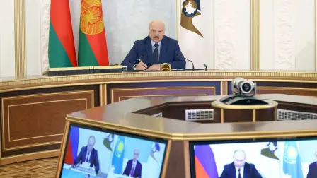 El presidente de Bielorrusia, Alexander Lukashenko, es señalado de promover políticas de represión en contra de periodistas disidentes. Foto: Europa Press.