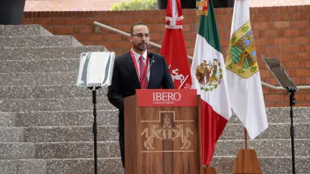 Luis Arriaga Valenzauela tomó posesión como rector de la Ibero. Foto EE: Cortesía