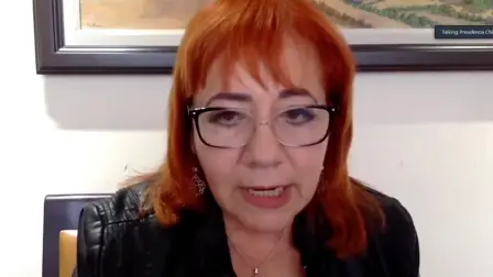 María del Rosario Piedra Ibarra, presidenta de la Comisión Nacional de los Derechos Humanos. Foto EE: Cortesía Cámara de Diputados