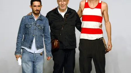 El diseñador catalán Antonio Miró, referente de la moda española. Foto: AFP.