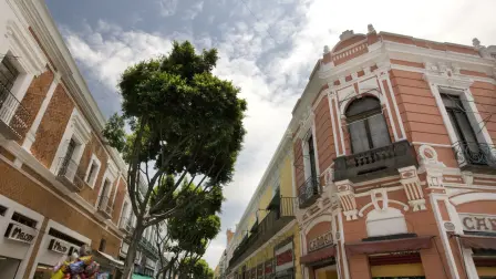 ASPECTOS DE LAS CALLES DEL CENTRO HISTORICO DE PUEBLA