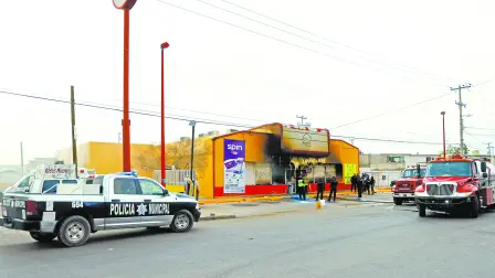 Convenience store burned by unknown attackers, in Ciudad Juarez