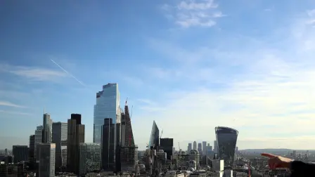 La City, el distrito financiero de Londres, capital del Reino Unido. Foto: Reuters