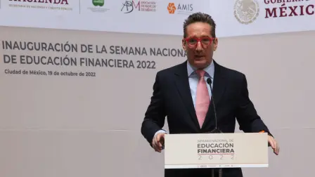 Daniel Becker, presidente de la ABM, en la inauguración de la Semana Nacional de Educación Financiera.