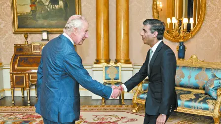 Rishi Sunak meets King Charles at Buckingham Palace