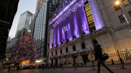 El banco digital brasileño Nubank, debutó el año pasado en bolsa y desde entonces ha perdido casi el 60% de un valor de mercado inicial. Foto: Reuters