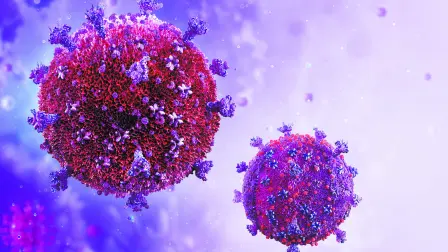 Hiv,Virus,Cells.,Scientifically,Accurate,Human,Immunodeficiency,Virus,(hiv),Close-up