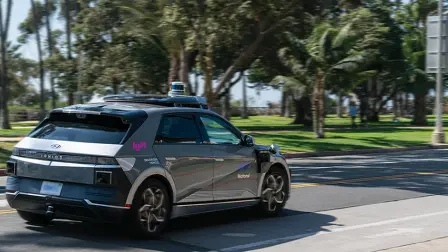 Uno de los vehículos autónomos de la alianza entre Lyft y Motional en Estados Unidos. Foto: Cortesía Lyft