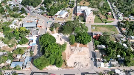 El municipio de Uayma, Yucatán, fue donde se iniciaron las labores de la Sedatu en este año respecto al Programa de Mejoramiento Urbano. Foto: Cortesía: Sedatu.