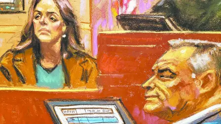 La defensa logró sacar de sus casillas al testigo en varias ocasiones en sus intentos de subrayar las contradicciones o la falta de memoria