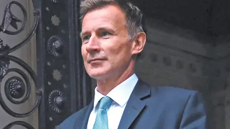 Jeremy Hunt, ministro de Economía y Finanzas. Foto EE: Archivo