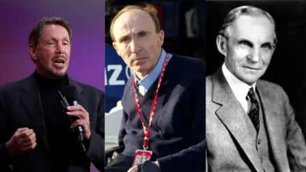 Larry Ellison, Sir Frank Williams y Henry Ford son tres empresarios que a pesar de fracasar en sus primeros negocios no se rindieron.