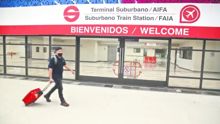 El gobierno federal prometió que este mes de diciembre estaría lista la ampliación del Tren Suburbano, de Lechería al AIFA, pero fuentes con conocimiento afirman que se concluirá hasta el primer trimestre del 2024. Foto EE: Eric Lugo