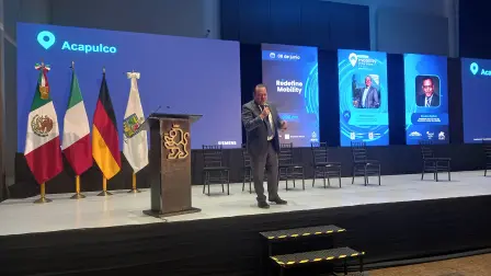 Marco Cosío, vicepresidente de Infraestructura Inteligente de Siemens. Foto EE: Cortesía