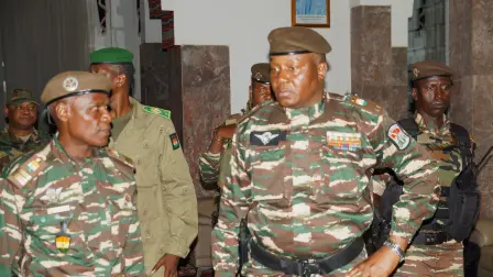 El general Abdourahamane Tchiani se autoproclamo como nuevo líder de Estado de Níger. Foto: Reuters.