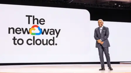 Thomas Kurian, director ejecutivo de Google Cloud. Foto EE: Rodrigo Riquelme