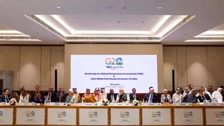 Cumbre del G20 celebrada en Nueva Delhi, India. Foto: AFP