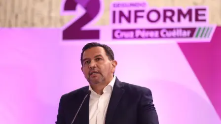 Cruz Pérez Cuéllar, presidente municipal de Ciudad Juárez. Foto: Especial.