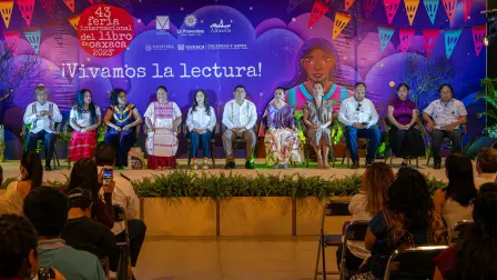 Inauguración de la Feria Internacional del Libro de Oaxaca. Foto EE: Cortesía FILO