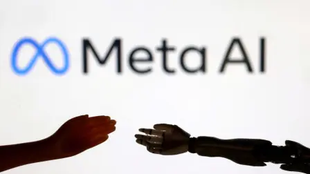 La cartera de productos de IA de Meta incluye un chatbot de IA llamado Meta AI. Foto: Reuters.