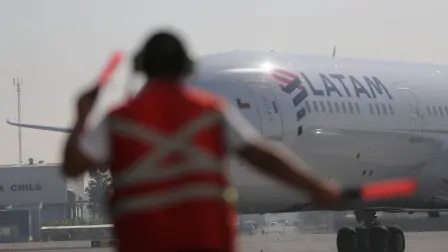 Latam reanudó los recorridos entre Sao Paulo y Los Ángeles en agosto, convirtiéndose en el único vuelo sin escalas entre la mayor ciudad de Brasil y la costa oeste de EU. Foto: Reuters.